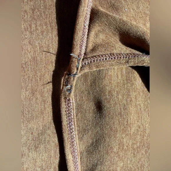 Beyond Yoga Spacedye Racerback Crop Tank Chai Golden Brown Orange Small - Picture 7 of 7